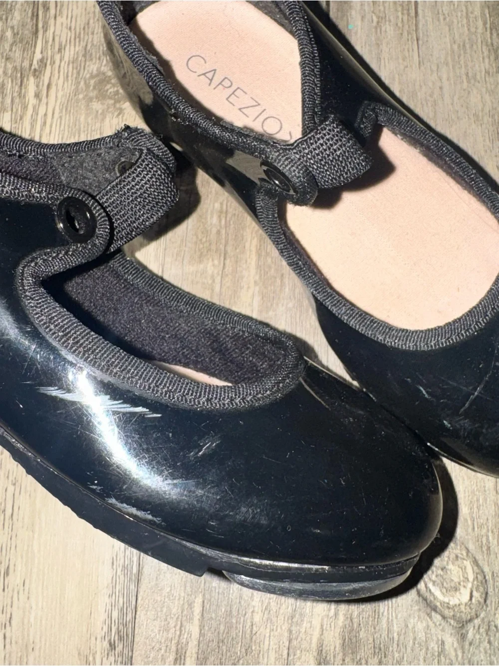 Capezio Black Patent Tap Shoes